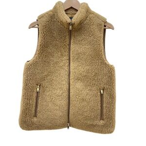 J. Crew Camel Fleece Vest